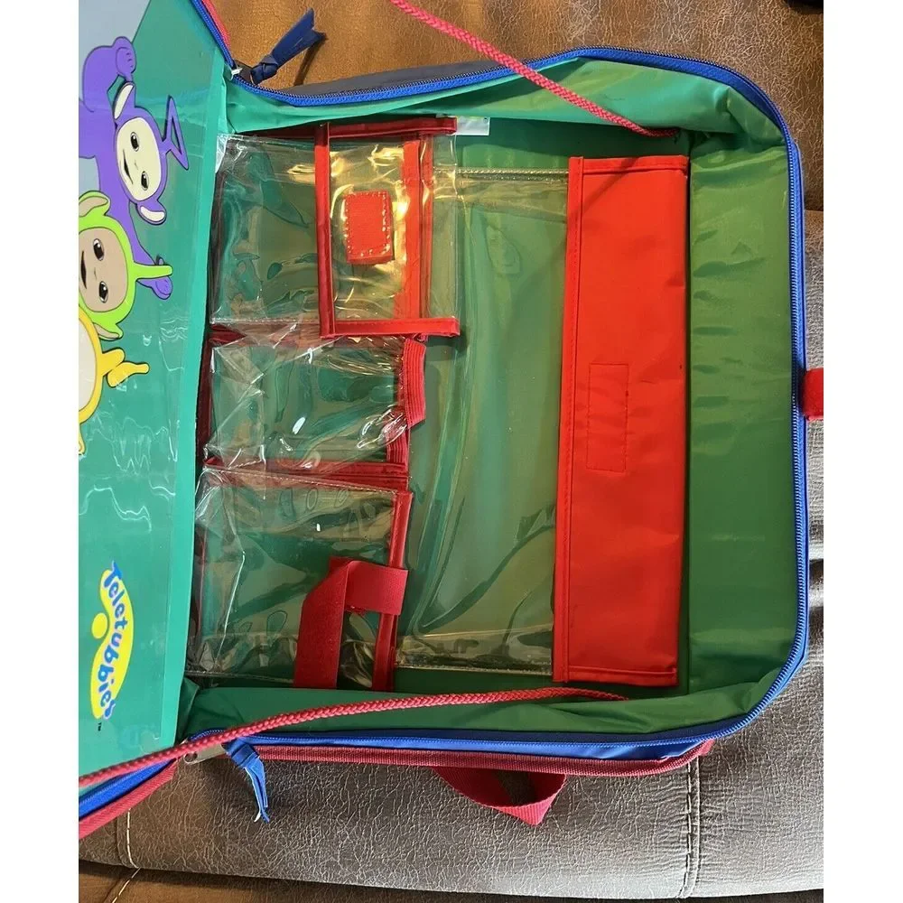 Vintage 1999 Teletubbies‎ Activity Lap Bag Kids Travel Carry Case Rare